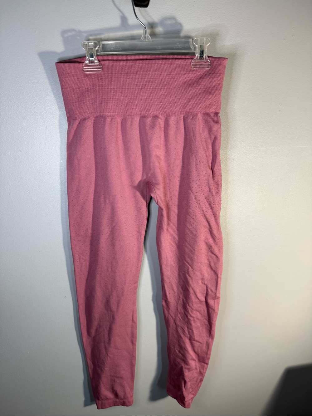 Pink High-Waisted Leggings